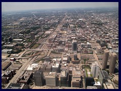 Views from Sears Tower 77  - Skydeck Ledge